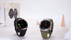 laxasfit | LAXASFIT 2025 New Outdoor Smart Watch LED Flashlight Mens Bluetooth Calling Sports Fitness Tracking Smart Watch For Xiaomi