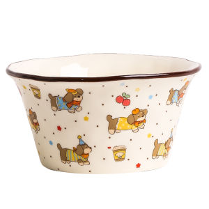 Mr.Snail | Cute and Attractive Cartoon Ceramic Rice Bowls