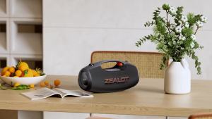 Zealot | Zealot S86 Bluetooth Speaker 60W Power With Subwoofer Outdoor IPX6 Party Speaker 20H Playtime LED for Camping