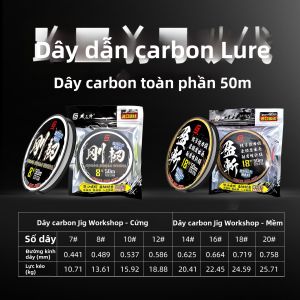 Huaji | Dây Câu Cá Dẫn Nhập Khẩu Chính Hãng Carbon Fluorocarbon Lớn