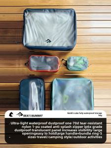 Seatosummit Cube Waterproof Storage Bag Business Trip Travel Clothing Toiletries Organizing Folders Portable Dispensing