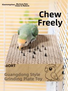 XIAONONGSHAN | Claw Grind Stand Beak Sharpener Toy Entertaining Device for Parrots