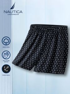 Nautica | Cotton Loose Sleeping Shorts for Men