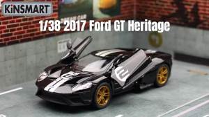 KiNSMART Zhiguan Alloy Car Model 1/38 Ford GT Track Version Sports Car Toy Warrior Two-Door Bulk