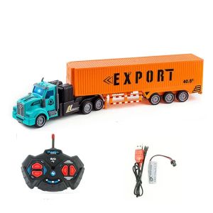Mô Hình Xe Tải Container Điều Khiển Từ Xa Tỷ Lệ 1/48 Xe Đầu Kéo Hạng Nặng Xe Bồn Chở Dầu Xe Ben Dành Cho Trẻ Em
