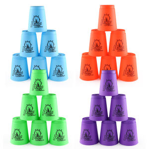 Four Colours Quick Stacks Cups: A Fun & Effective Antistress Toy for Children