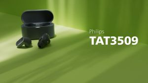 Philips TAT3509WT Noise Cancelling True Wireless In-Ear Bluetooth Earphones