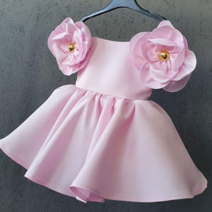 New Fashion Flowers Girls Dress: Perfect for 1st Year Birthday Parties, Baby Baptisms & Princess Christmas Costumes