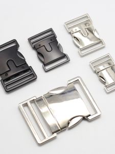 High-End Metal Buckle Strap Fastener for Backpacks And Suitcases Durable Elastic Band Weaving Belt Clasp Hardware Accessories