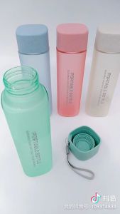 Botol Air MInum Kotak Doff Tali Seliya 550 ml 7682