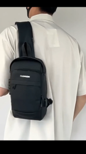 Tas Selempang Sling Bag Pria dengan Kunci TSA Tas Bahu dan Dada - Tas Selempang 88041