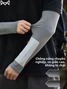 MiiOW | Tay áo chống nắng thoáng khí Ice Silk cho nam mùa hè thể thao ngoài trời du lịch chống tia UV tay áo điện thoại di động