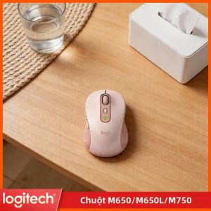 Logitech | Chuột Không Dây Tiện Dụng Logitech M650/M650L Với 5 Nút Tùy Chỉnh Công Nghệ SilentTouch Có Thể Điều Chỉnh Độ Phân Giải 400-4000 Dpi Phạm Vi 10m