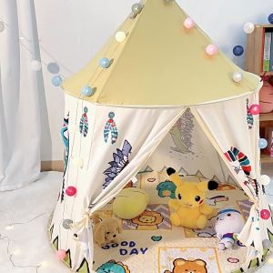 🔥🔥🔥Play Tent Birthday Gift Christmas Kids Tent House Portable Princess Castle 116X123cm