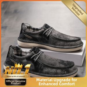 Vintage Washed Canvas Summer Slip-on Shoes