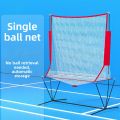 Peck Tennis Ball Launcher Self-Service Training Device Coach Feeder Machine with Retrieval Net Single Player Fitness Equipment. 