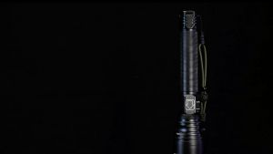 High-Intensity XHP90 LED Flashlight with USB Rechargeable and Zoomable Beam for Camping & Hiking