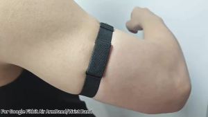 Integrated Nylon Band with Metal Frame for Google Fitbit Air Adjustable Sliding Buckle Lightweight Nylon Sports Wrist & Arm Band