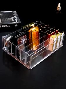 Rak Tempat Lipstik Akrilik Organizer Lipstic Holder Rak Penyimpanan Make Up Display Acrylic Susun
