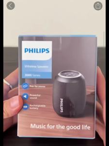 Philips | Philips TAS3109 Wireless Bluetooth Speaker Home Desktop Portable Subwoofer W/ 2000mAh TWS Interconnection for Outdoor Camping