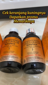 (murah) toner babyface no 2 dan no 3-bpom-original 100%