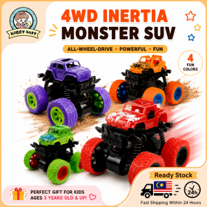 KOGGY 4 Wheels Monster Truck Kids Toys Car Hotwheeels Kid Car Toys Friction Power Vehicle Racing Car Toys