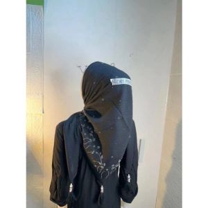 Hijab Segi Empat Payet Tassel Jambul Motif Butik Mewah/Potton Star Payet Jambul/Rubicon Payet