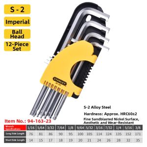 STANLEY | Long Professional Hex Key Set S2 Grade