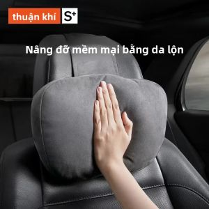 Đa Năng Ô Tô Xe Gối Cổ Nhớ Tựa Đầu Bông Bảo Vệ Đệm Tự Động Hỗ Trợ Đầu Ghế Sợi Tự Nhiên Ghế Chơi Game Phụ Kiện