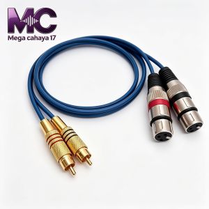 Kabel Jack Xlr Female To Rca 2 - 2 KITANI KABEL Audio Mixer Jack Dual Rca Ke Dual Xlr Cewe