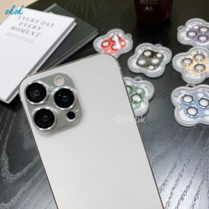 Hợp kim kim loại bọc hoàn toàn ống kính máy ảnh bảo vệ cho iPhone 15 14 Pro Max cộng với 13 12 11 Pro Max Kính cường lực nhỏ Tấm dán bảo vệ ống kính màng bảo vệ miếng bảo vệ màn hình