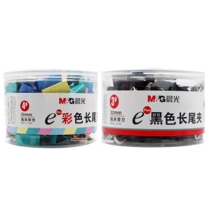 Kẹp Hồ Sơ Kim Loại Màu Sáng Kiểu Đuôi Dài Kẹp Tài Liệu Kẹp Giữ Giấy Kẹp Nhỏ Sáng Tạo Văn Phòng Phẩm