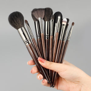 Bộ Cọ Trang Điểm 14 Chiếc Lông Dê Mềm Mại Dùng Cho Má Hồng Tạo Khối Làm Nổi Bật Nền Che Khuyết Điểm Phấn Mắt - Bộ Cọ Trang Điểm Hoàn Chỉnh Cho Mặt Và Mắt