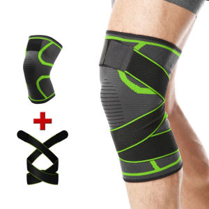 1pc Sports Fitness Knee Pads Support Bandage Braces Elastic Nylon Sport Compression Sleeve for Basketball