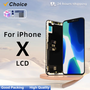 Choice New Display For iPhone X LCD Digitizer Assembly  OLED Incell For Iphone X LCD Screen With 3D Touch No Dead Pixel Rarts