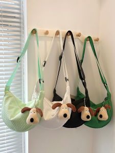 สไตล์เกาหลีสไตล์Ins Oxfordผ้าDumpling Shapeกระเป๋าCrossbodyสําหรับผู้หญิง2023ใหม่สบายๆศิลปะไหล่เดี่ยวSatchel