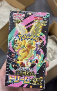 Bandai | HOT Pkm M2A Ptcg Mega Original Box Mega Dream Ex Phantasmal Flames Mega Lucario Booster Japanese Version trading Fans kids Gift