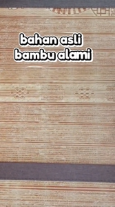 Karpet Tikar Bambu Elegan Motif Bunga ukuran 120 x 200 cm