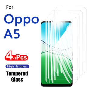 1-4PCS Screen Protectors For Oppo A5 5G A 5 6.67" Tempered Glass Crystal 9H High Aluminum Anti Scratch Case Friendly Fingerprint