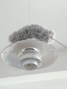 DiyHomeIpoh 280CM Long Duster Cleaner Helper Retractable Pole Adjustable Microfiber Brush Stretch Extend Household Tools 除尘掸子