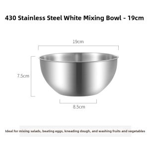 Stainless Steel Measuring Mixing Bowl