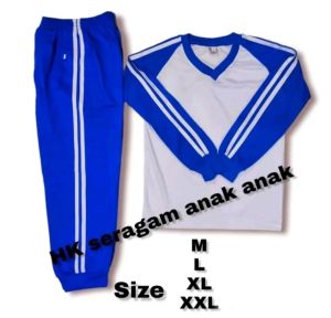 Setelan Kaos Olahraga seragaman Anak SD Setelan Kaos Tangan Panjang