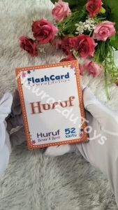 Flashcard HURUF ABJAD Alfabet Alphabet Besar Kecil