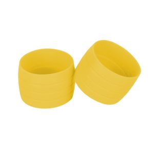 Ready Stocked 1 Pair Road Bike Handlebar Tape Plugs Anti-Skip Rubber Silicone Plug Bicycle End Bar Fixed Ring Waterproof Wear