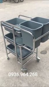 Xe thu dọn bát đĩa Xe Dọn Bát Đĩa nhà hàng khách sạn