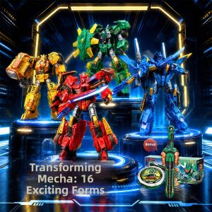 AULDEY | Third Season New Transformable Phoenix Boys Toy Robot