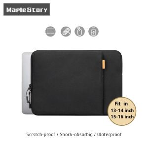 360° Protective Laptop Sleeve Bag for 13 14 15 16 inch MacBook Pro M4/M3/M2/M1 & Surface Laptop 7 13.8" Water-Resistant Case