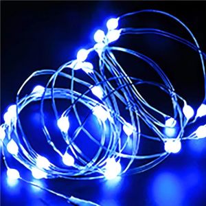 10PCS Wholesale 5m~1m LED Copper Wire Fairy Lights LED String Lights Party Wedding Indoor Christmas Decoration Garland Lights
