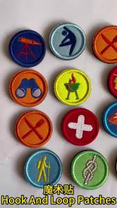 Boy Scouts of America Badge Fabric Applique Embroidery Hook and Loop PatchesReward and Encouragement Morale Tactical Emblem
