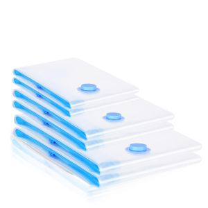 Vacuum Storage Bags - Space Saver Vacuum Storage Bags Reusable Clothes Storage Bags Vacuum Seal Bags for Clothing Bedding